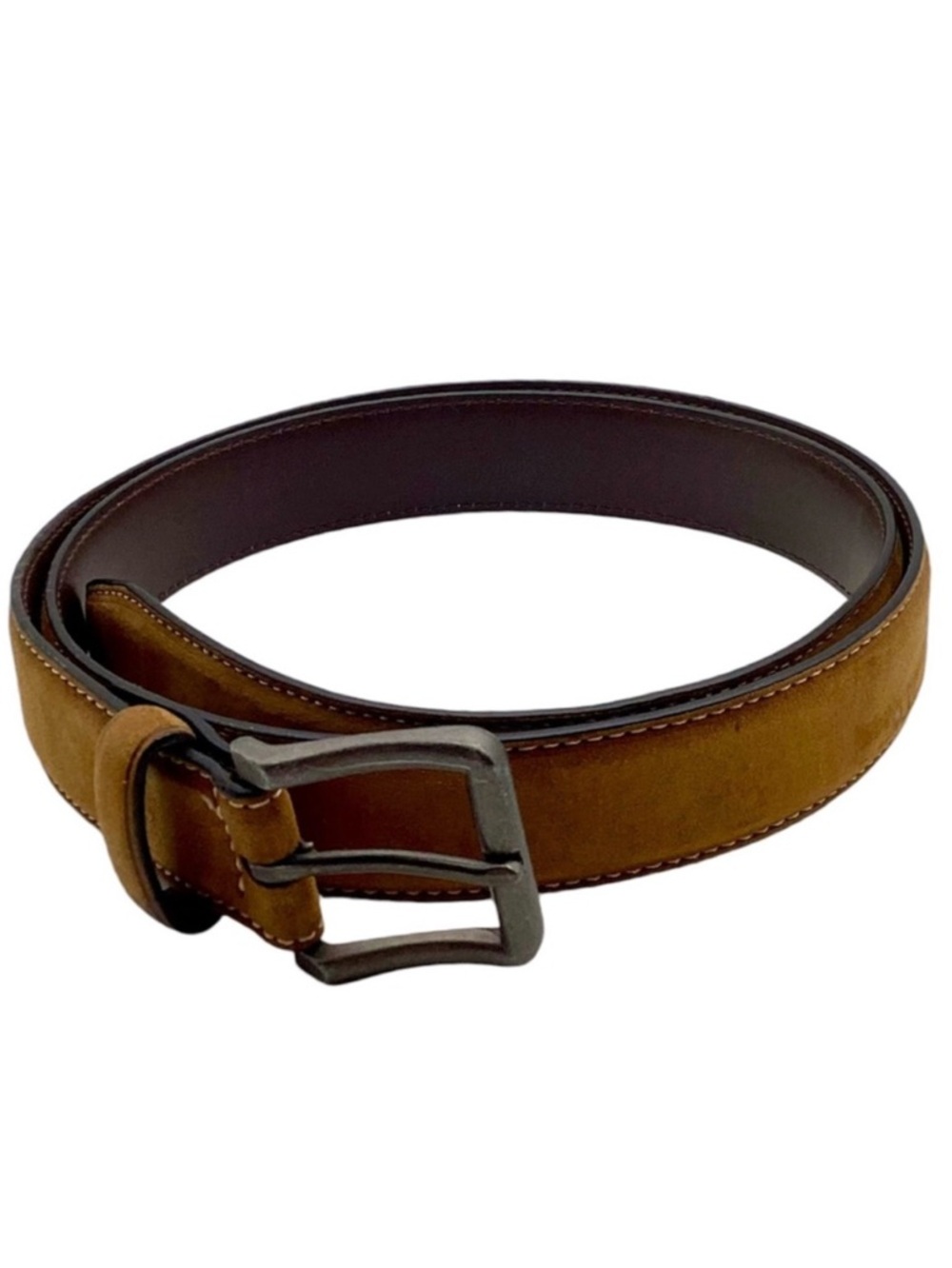Faux Leather Casual Belt (Size: 44)